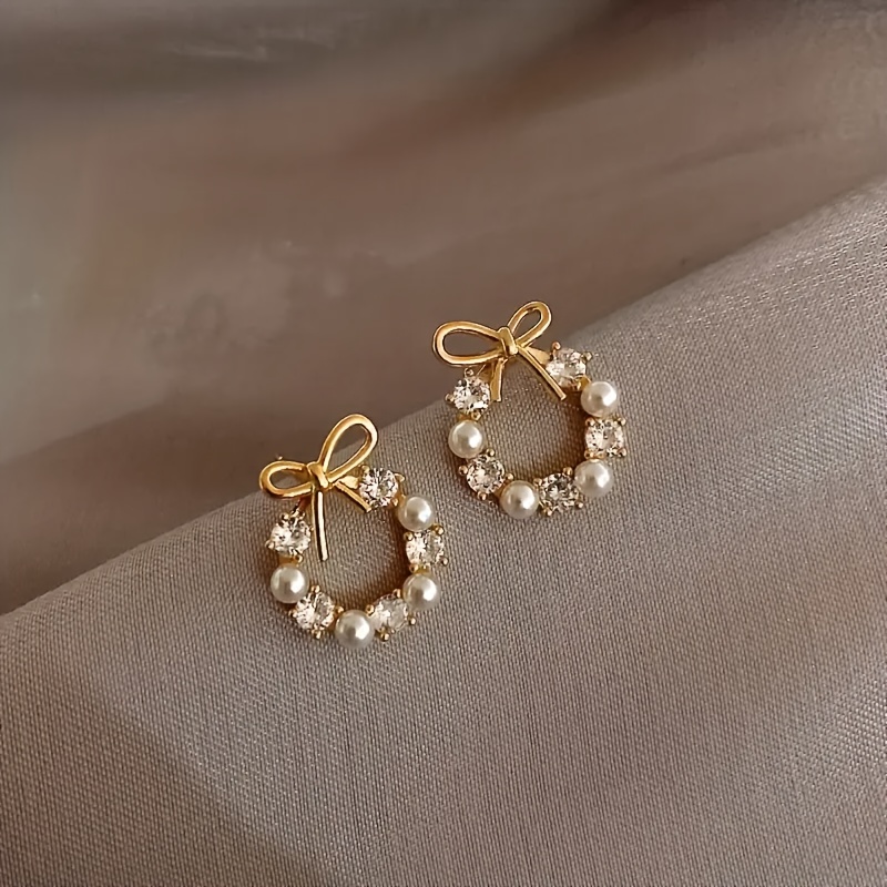 Boho Style Dangle Earrings with Synthetic Zircon
